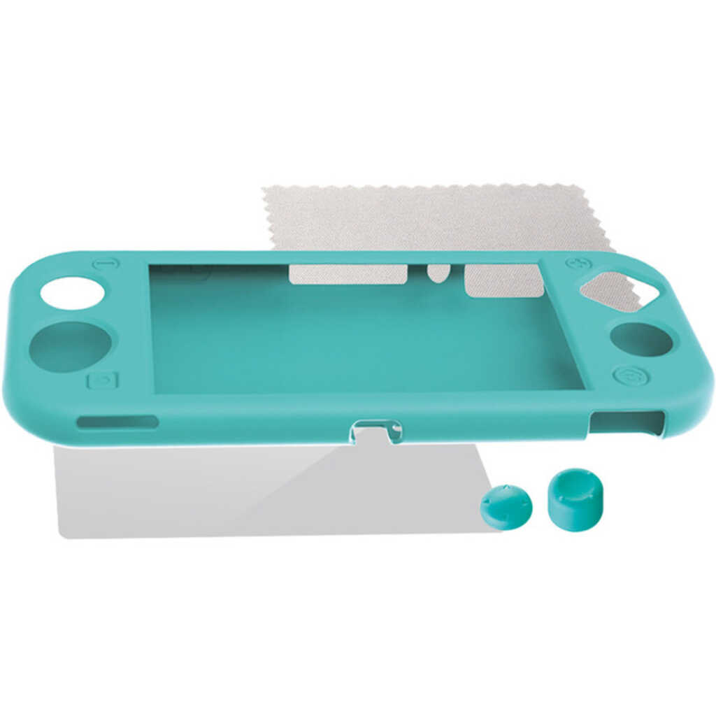 CARCASA SILICONA+GRIPS+GAMUZA NINTENDO SWITCH LITE
